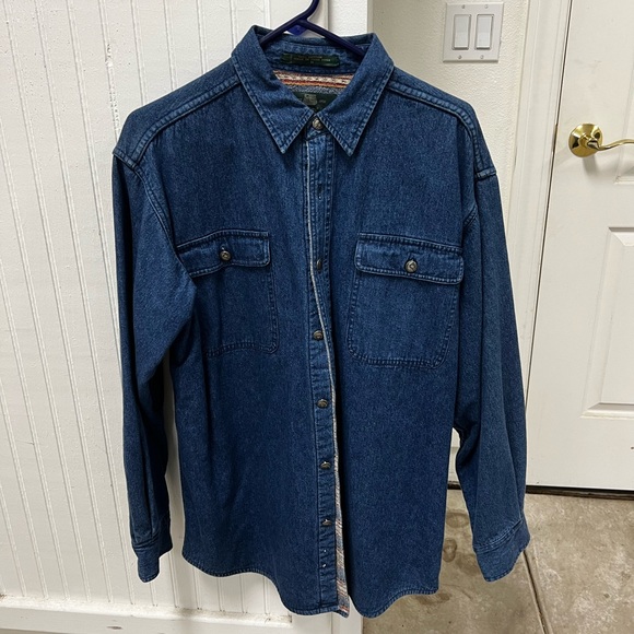 Orvis Other - Men’s Medium Orvis Denim Button Down Lined Jacket